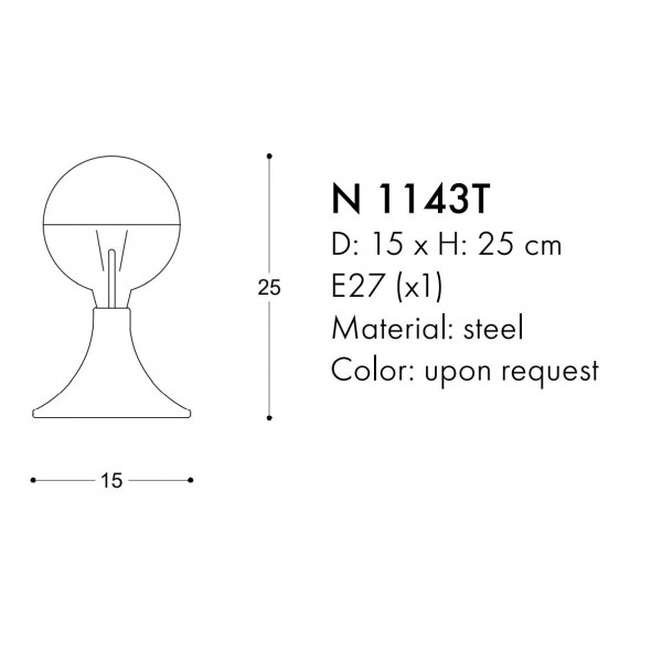 N1143T MODERN TABLE LAMPS