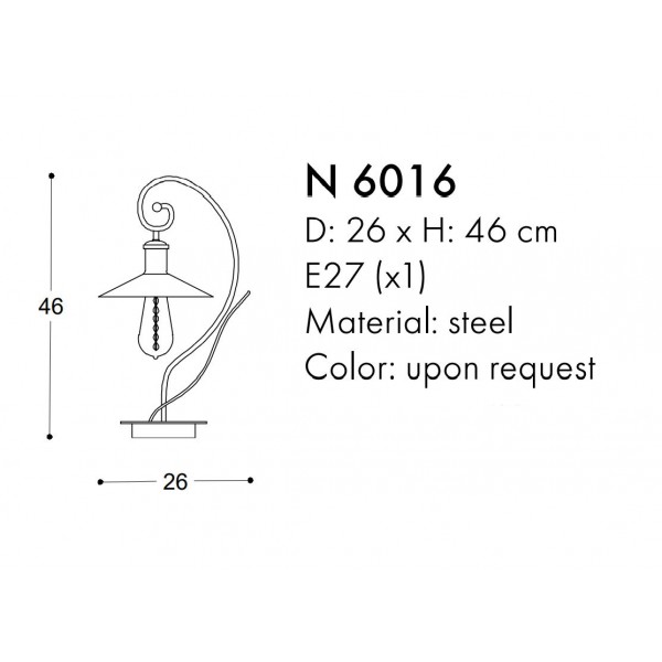 N6016 MODERN TABLE LAMPS