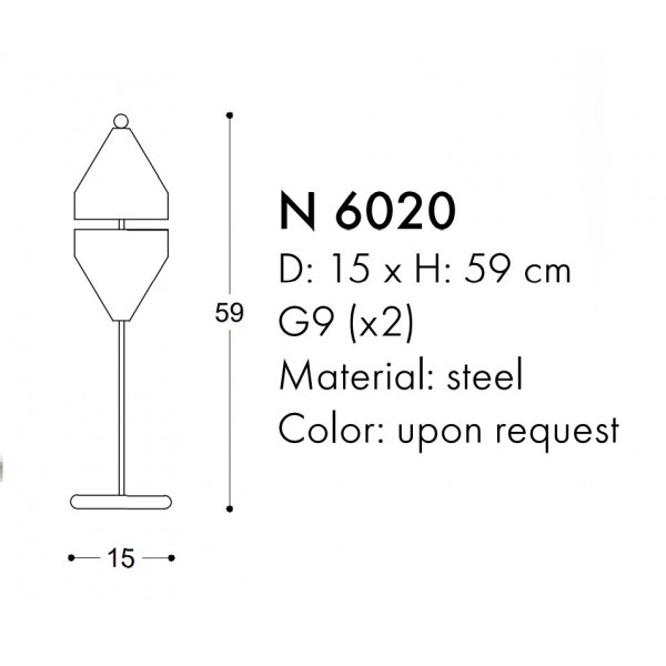 N6020 MODERN TABLE LAMPS