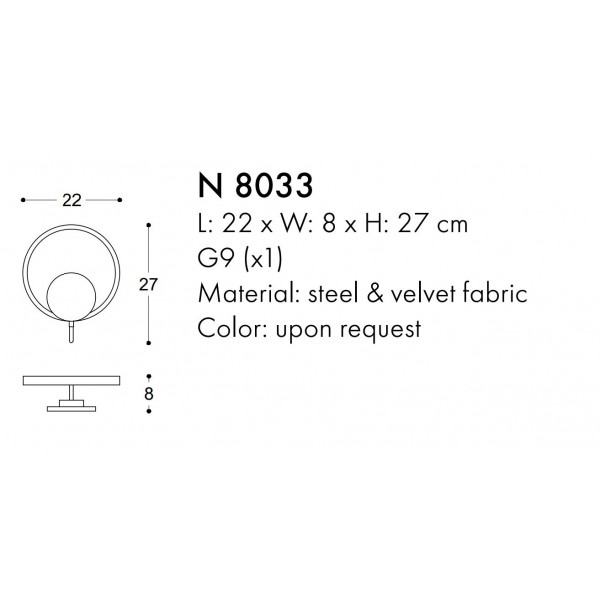 N8033 MODERN WALL LIGHTS