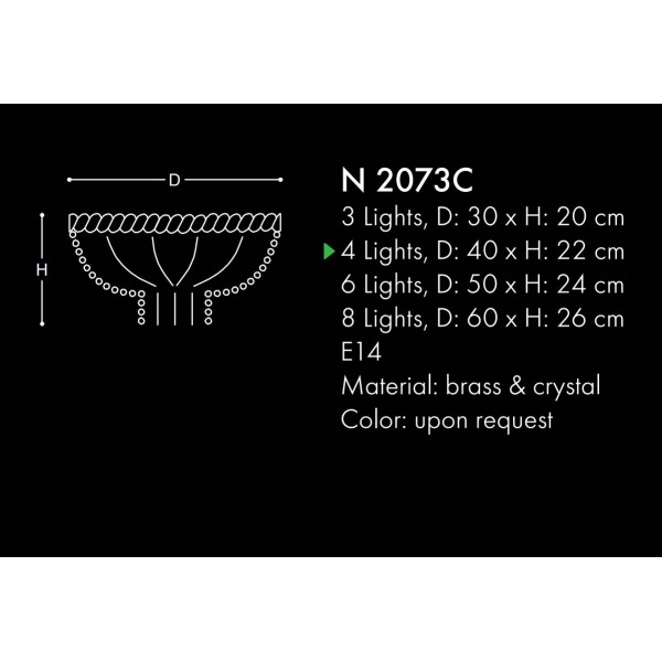N2073C CLASSIC CEILING LIGHTS