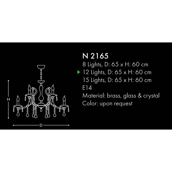 N2165 CHANDELIERS