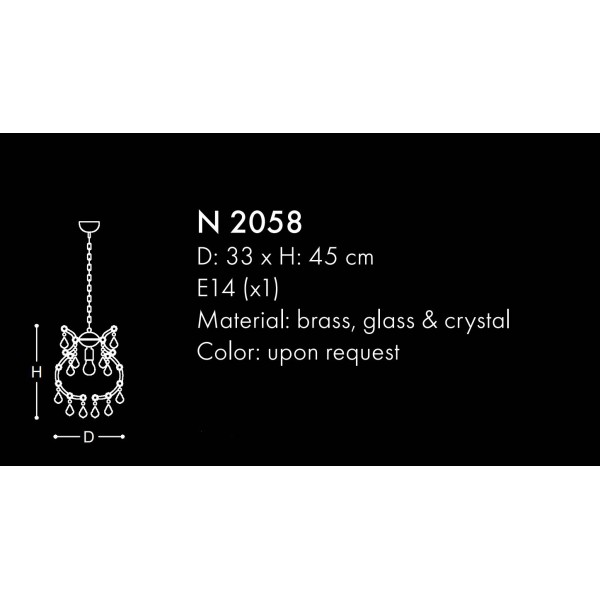 N2058 CLASSIC PENDANT LIGHTS