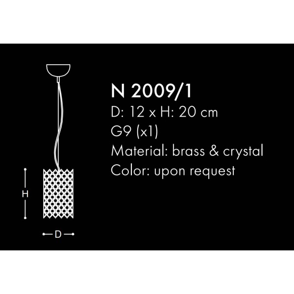 N2009/1 CLASSIC PENDANT LIGHTS
