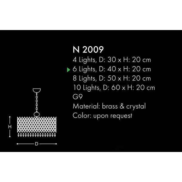 N2009 CLASSIC PENDANT LIGHTS