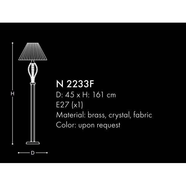 N2233F CLASSIC FLOOR LIGHTS