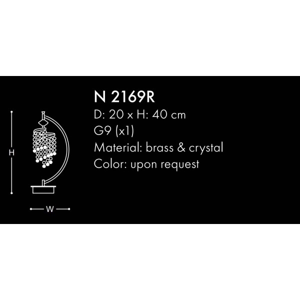 N2169R CLASSIC TABLE LAMPS