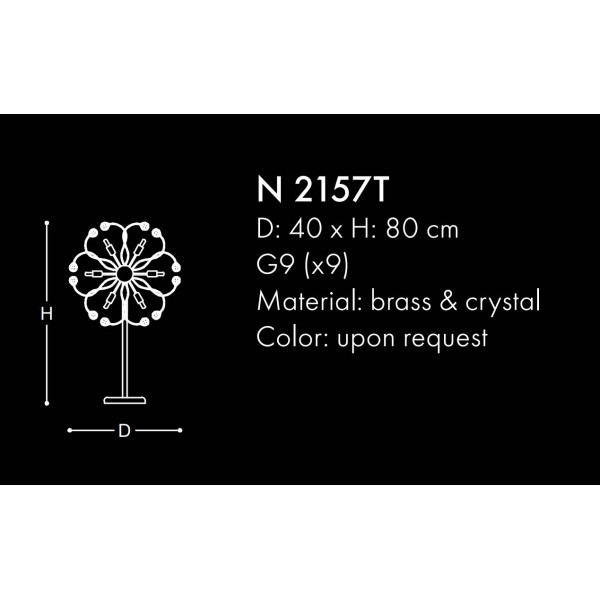 N2157T CLASSIC TABLE LAMPS