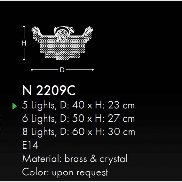 N2209C CLASSIC CEILING LIGHTS