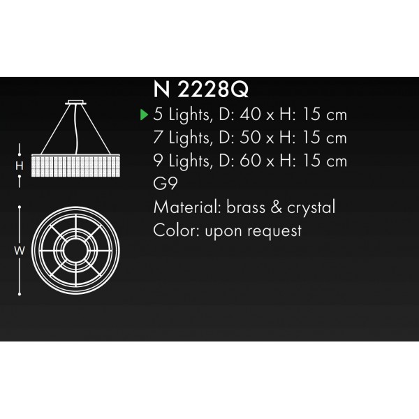 N2228Q CLASSIC PENDANT LIGHTS