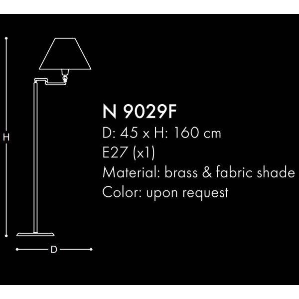 N9029F CLASSIC FLOOR LIGHTS